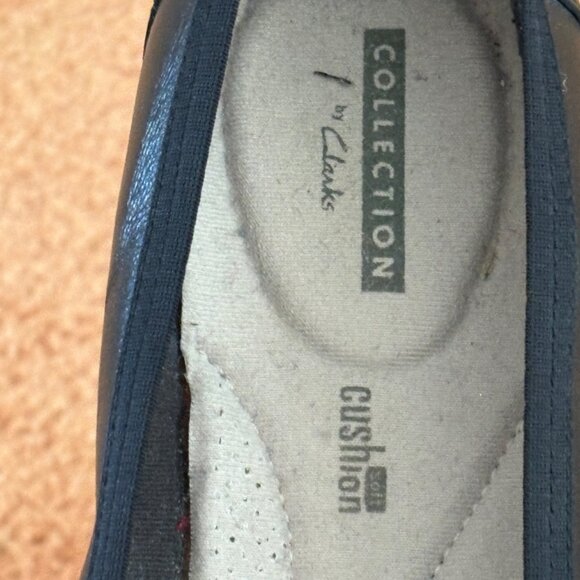 Soft Collection By Clarks Sara Willow Black Leather Flats Slip-On Shoes 9 M - Picture 13 of 16